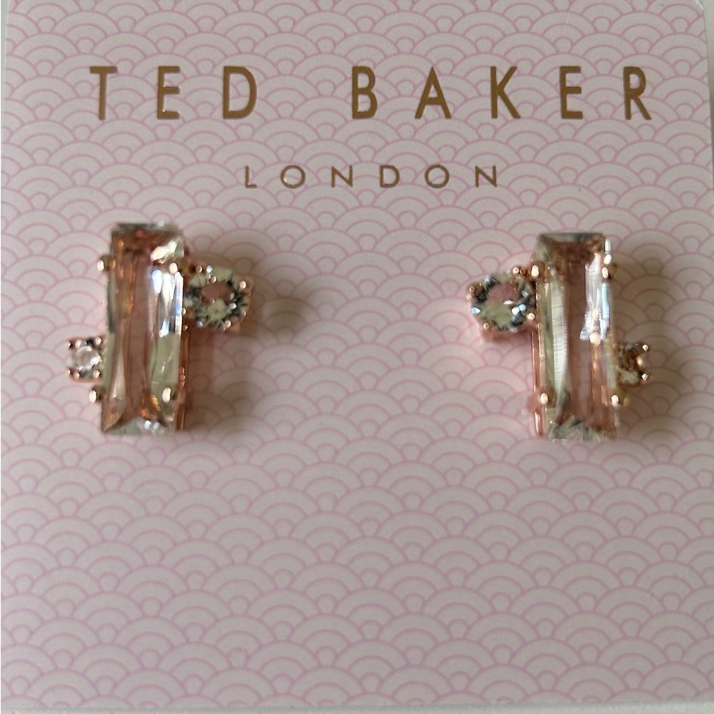 NWT Ted Baker earrings Rosegold